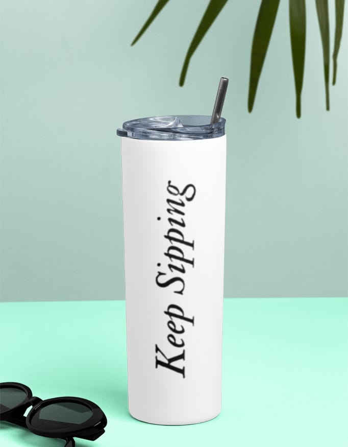 Tumbler Sipper Bottle (Keep Sipping) - Image 1